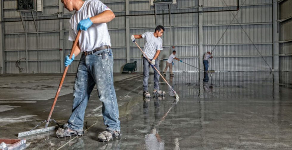industrial epoxy floor preparation